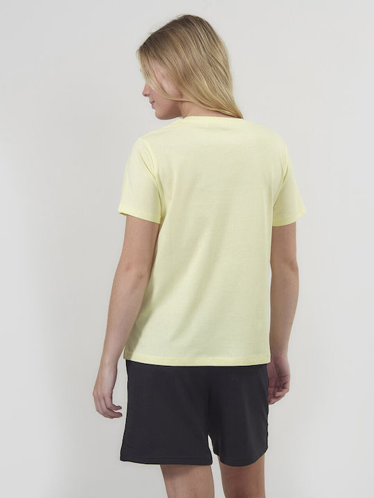 Γυναικείο T-shirt Κιτρινο