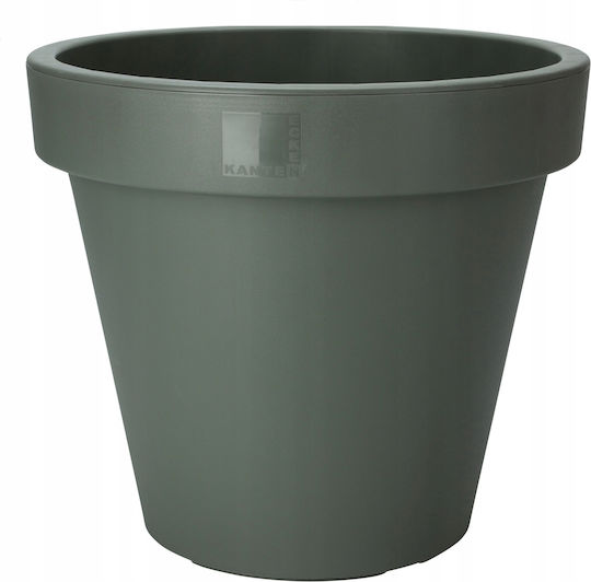Grüner Kunststoff Gartenblumentopf 50 Cm Grüner Kunststoff Gartenblumentopf 50 Cm