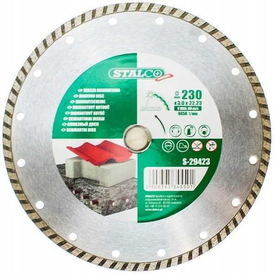 Stalco Diamond Turbo Blade 230x3.0x22.23mm S-29423