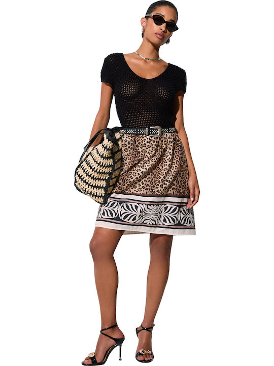 Summer Mini Evening Dress Black