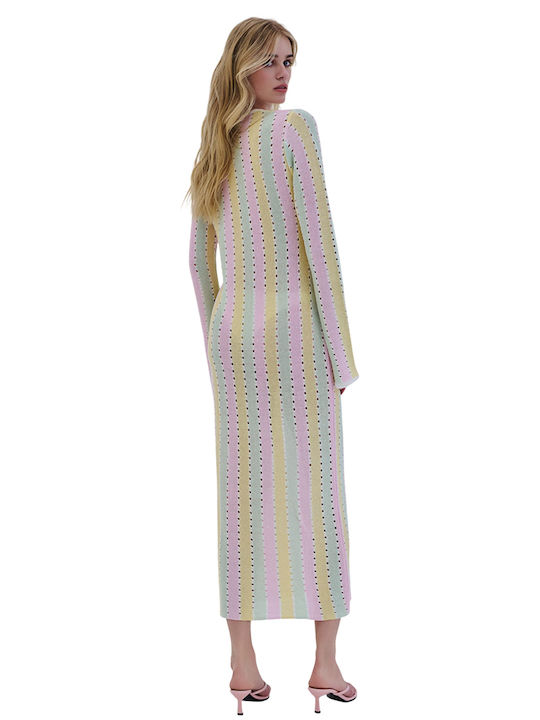 Combos Knitwear Women's Maxi Beach Dress Beige