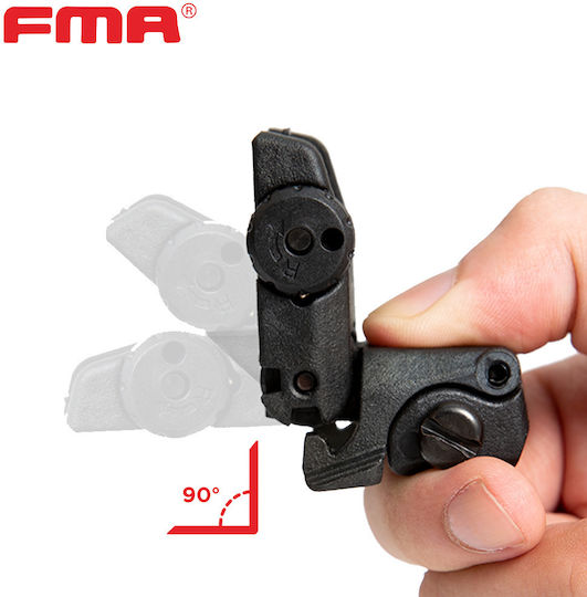 Σκοπευτικά Πτυσσόμενα Εμπρός & Πίσω Fma Back Up Sights Fbus Dark Earth