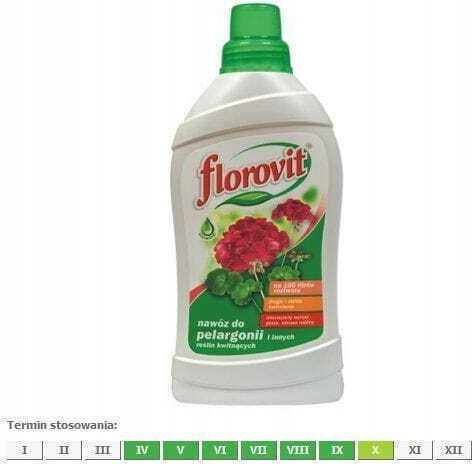 Florovit Liquid Fertilizer Geraniums Flowering Plants 1l