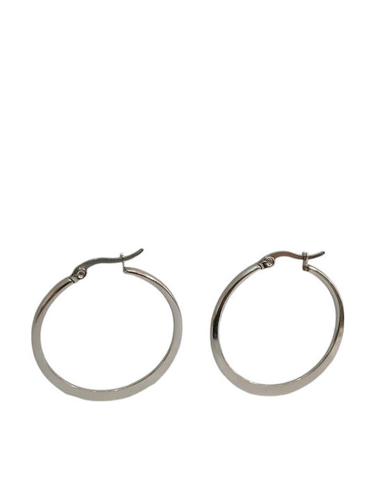 Kalliopi Silver Ohrringe Ohrhänger aus Stahl