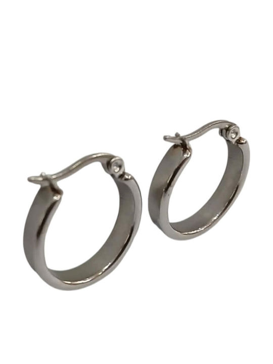Kalliopi Silver Ohrringe Ohrhänger aus Stahl