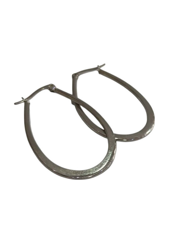Kalliopi Silver Ohrringe Ohrhänger aus Stahl