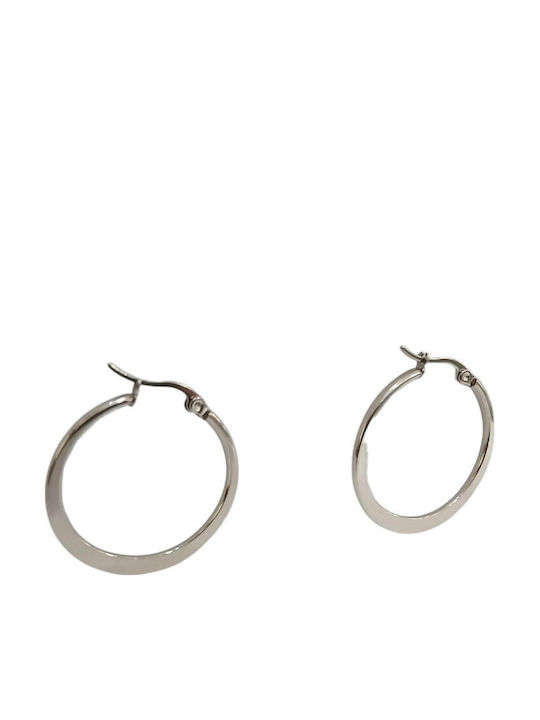 Kalliopi Silver Ohrringe Ohrhänger aus Stahl