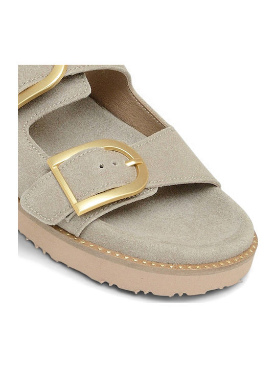 Γυναικεία Σανδάλια Flatforms Μπεζ