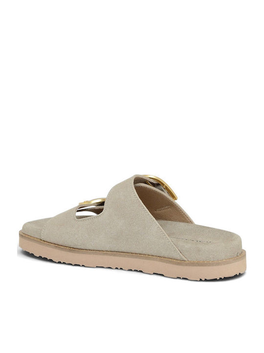 Γυναικεία Σανδάλια Flatforms Μπεζ
