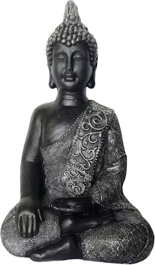 Relaxdays Buddha Statue 45x18x29cm Antique Style Indoor Outdoor Use