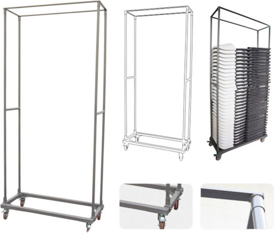 Trolley Transporting Storing 25 Catering Chairs
