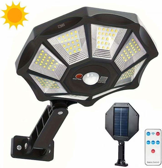 Lampă Solară de Perete cu Senzor de Mișcare Fotocelulă și Telecomandă IP65