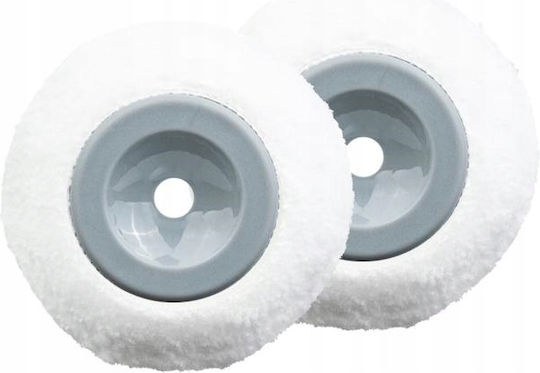 Motive 2x Paint Roller White Fiber 10cm 14mm Diameter 6mm 030 634