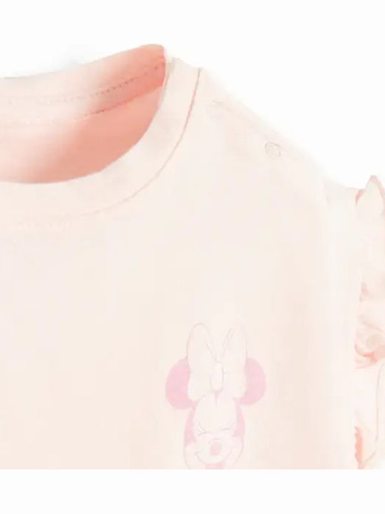 Kinderoberteil Kurzärmelig Rosa