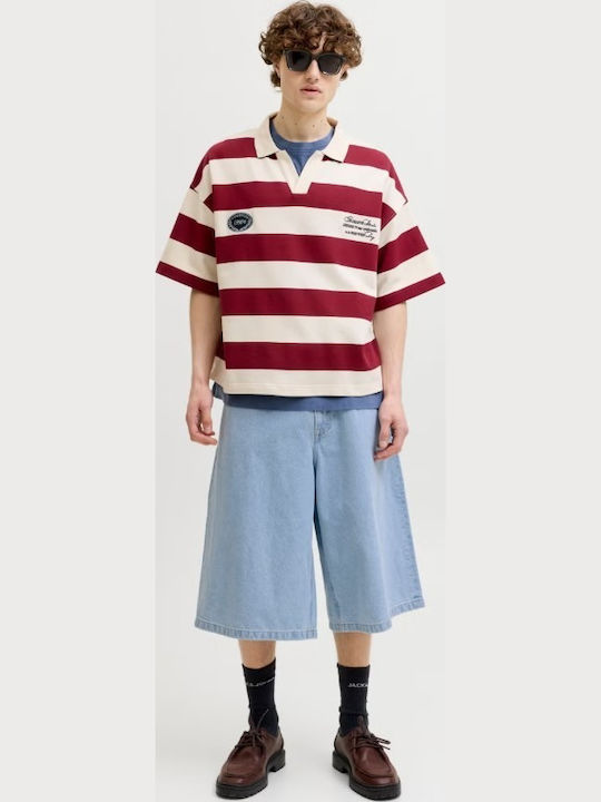 Herren Shorts Denim Blauen
