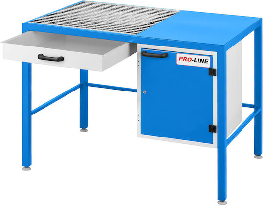 Masa de Lucru Pro-line pentru Șlefuire cu Sertar pentru Praf și Dulap 1180x780x850mm
