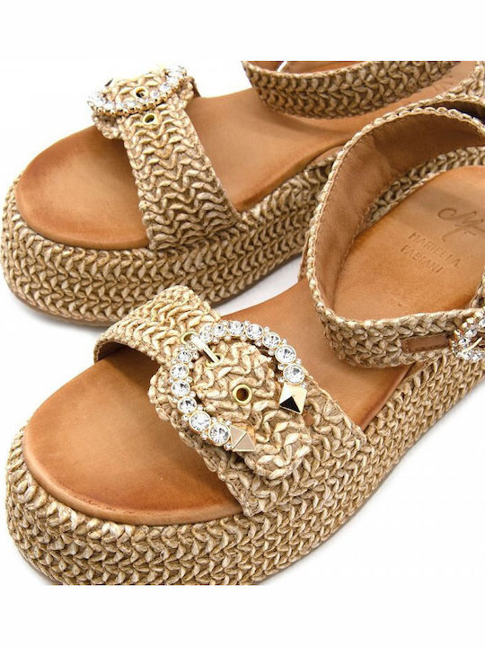 Women's Tabac Brown Summer Platforms