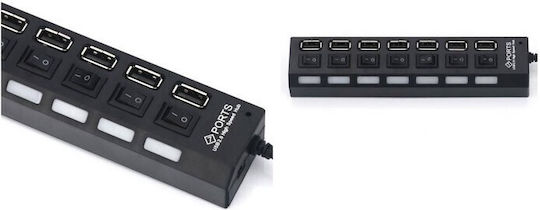 Hub 7 Θυρών με σύνδεση USB-A