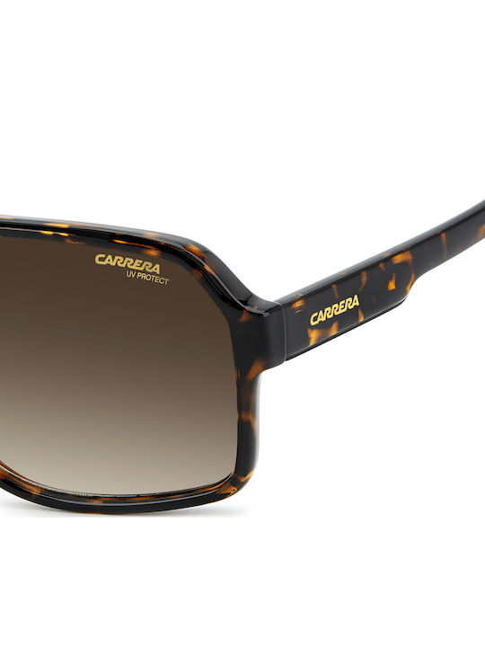 Carrera Men's Sunglasses with Brown Tartaruga Horn-Rimmed Frame and Grey Gradient Lenses 1001/S 086/HA