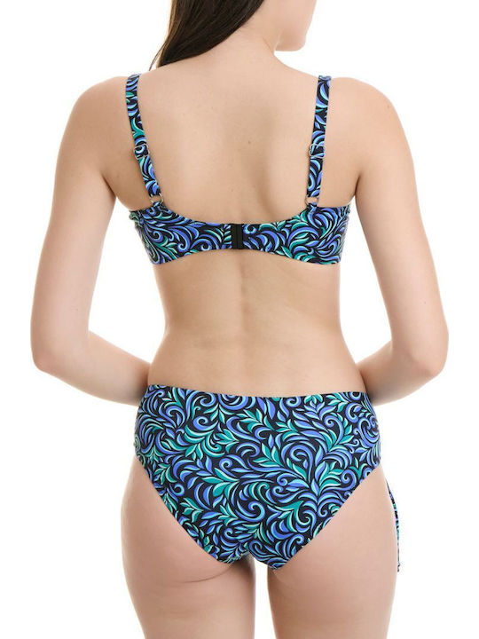 Bikini Slip Cu Dantelă Multicolor