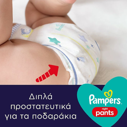 Pampers Babywindeln Windelhosen Night Pants Monatspackung No 6 für 13+kg 72 Stück