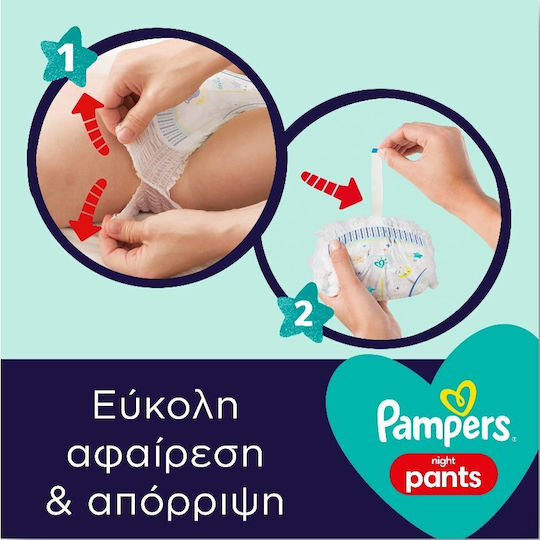Pampers Babywindeln Windelhosen Night Pants Monatspackung No 6 für 13+kg 72 Stück