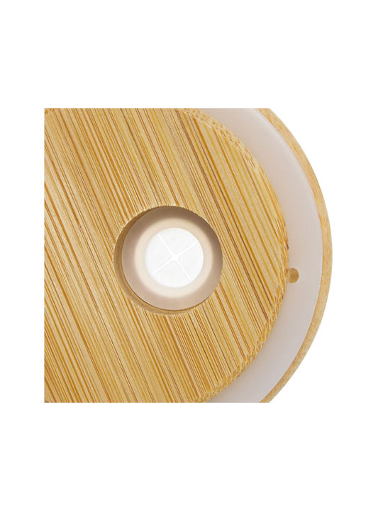 Water Glass Coffee/Freddo Glass in Brown Color with Straw 500ml