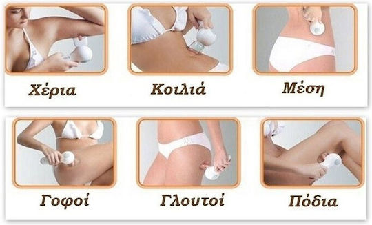 Roller Massage for Head Back Legs & Hands Anti-Cellulite Orange