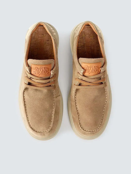 Alcyon Suede Men's Loafers in Brown Colour