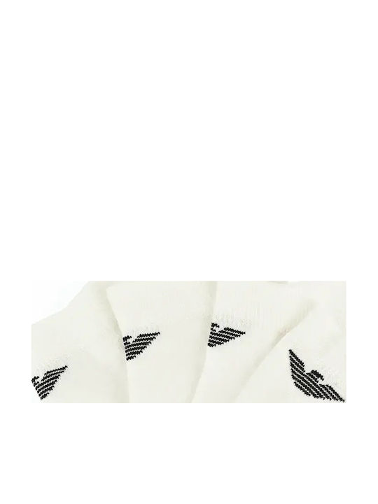 Emporio Armani Men's White Socks 3Pack