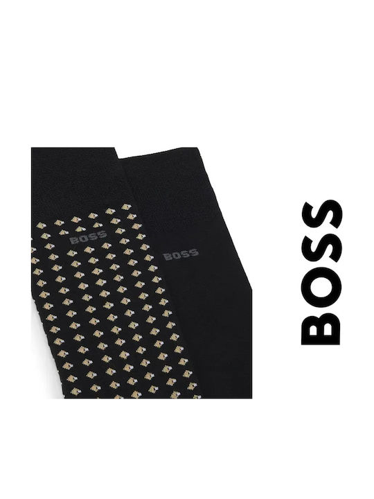 Boss Ανδρικές Κάλτσες Μαύρο 2Pack