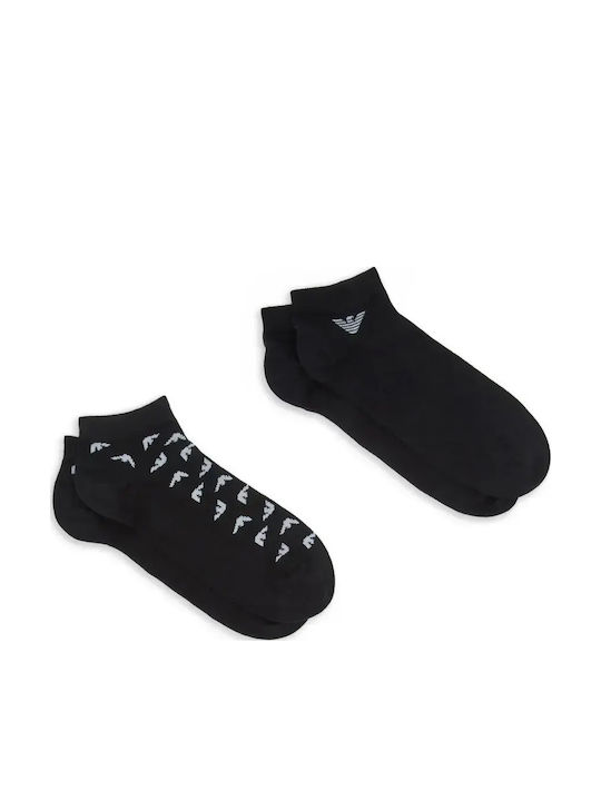 Emporio Armani Мъжки Чорапи Черни 2Брой