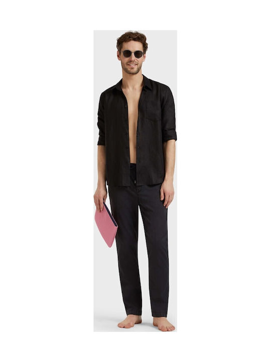 Men's Jeans Pants with Relaxed Fit Black