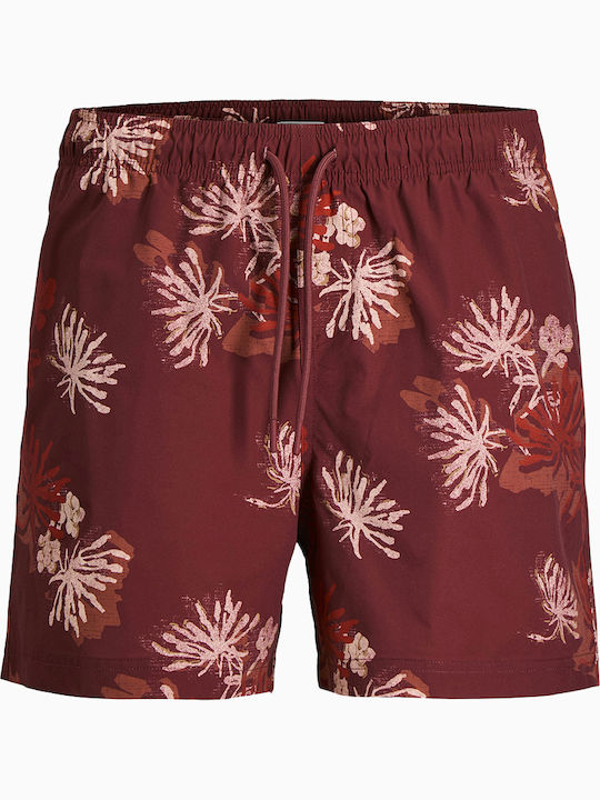 Jack & Jones Ανδρικό Μαγιό Σορτς Cabernet Bordeux