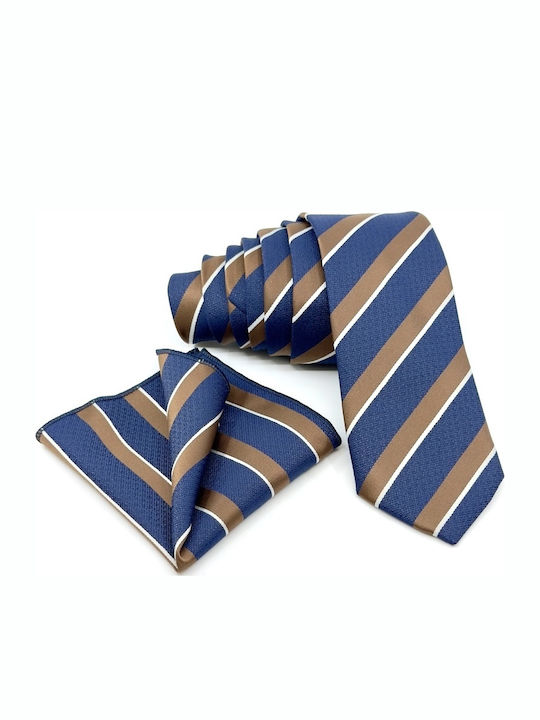 Legend Accessories Set Cravate Bărbați Mătase Tipărită În Culoare Albastru Marin