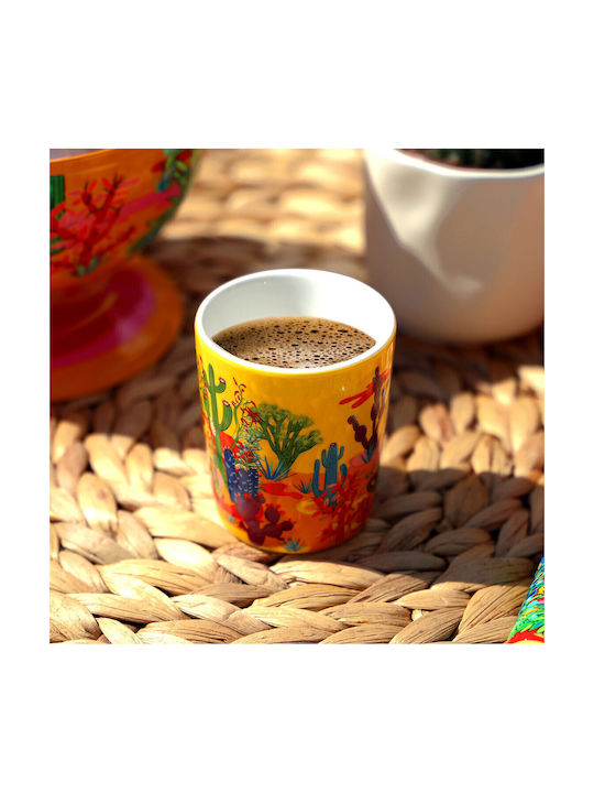 Pylones Φλιτζάνι Espresso από Πορσελάνη Λευκό 80ml