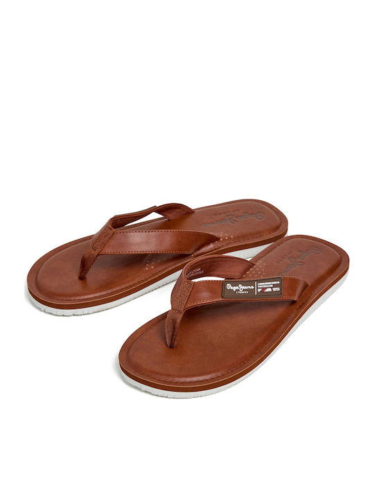 Wind Men's Flip Flops Brown