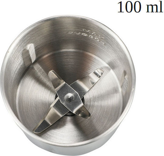 Elektrischer Kaffeemühle 200W Silber
