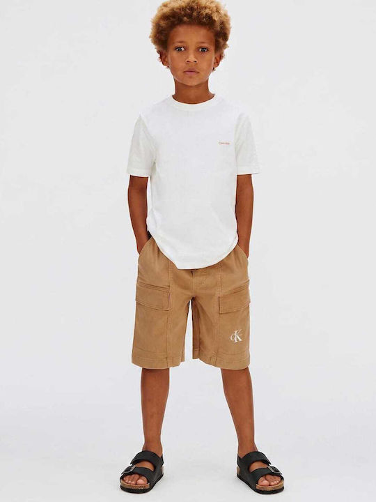 Kids Fabric Shorts/Bermuda Essential Beige