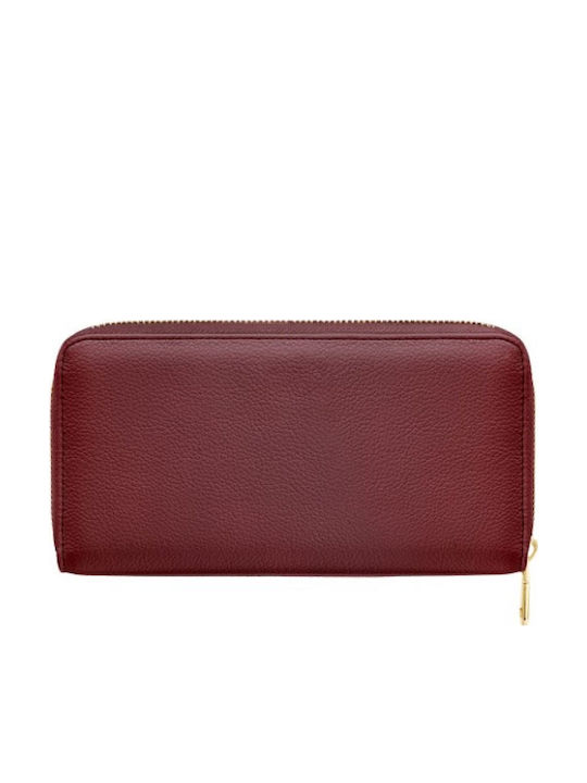 Portofel De Piele Pentru Bărbați De Călătorie Cu RFID Burgundy