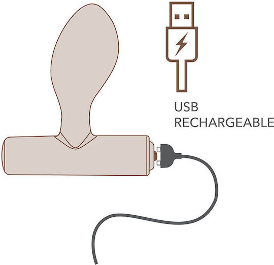 Rocks Off Anal Plug mit Vibration Blau