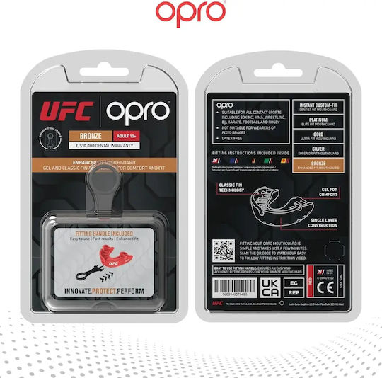 Children's Mouthguard Opro Ufc Bronze Level Mouthguard Red Junior
