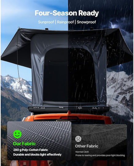 Vevor Cort Camping Auto 4 Anotimpuri 256x222cm