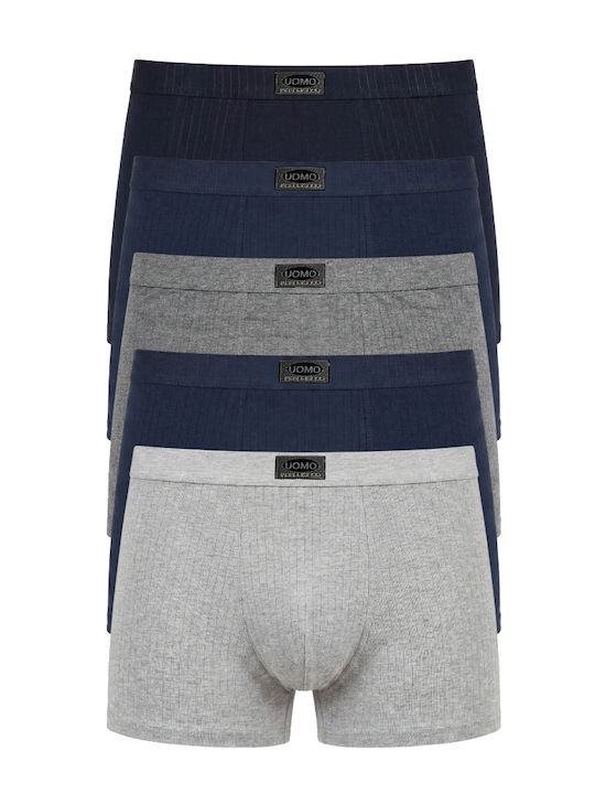 Men's Multicolour Boxers 5Pack