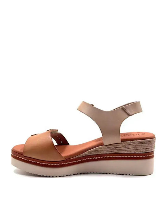 Γυναικεία Ανατομικά Σανδάλια Flatforms Ταμπά
