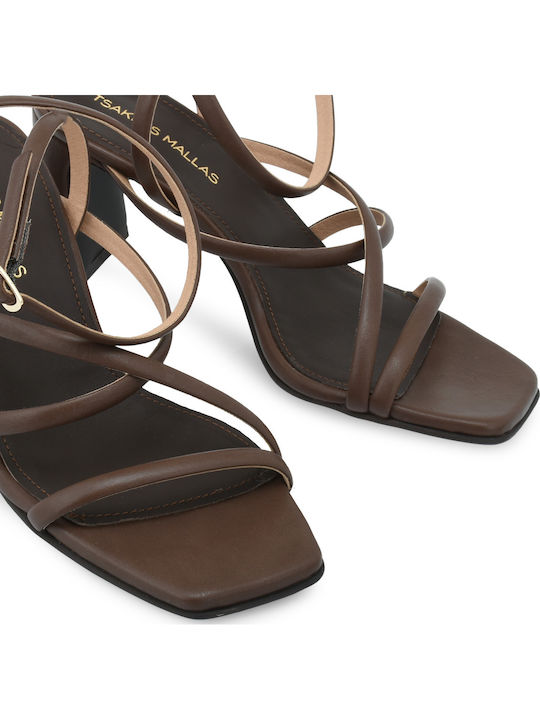 Damen Sandalen Braun