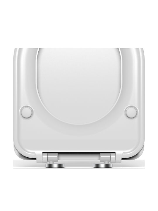 Elvit Toilet Seat Soft Close Plastic White