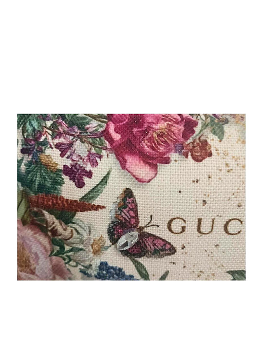 Τσαντάκι Νεσεσέρ Εκτύπωση Gucci Beige Floral