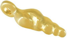 Metal Pattern Claw Gold-Plated Eye Enamel 7x13mm 1 Piece