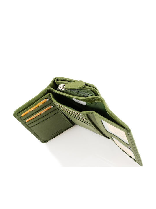 Leather Women's Wallet Green